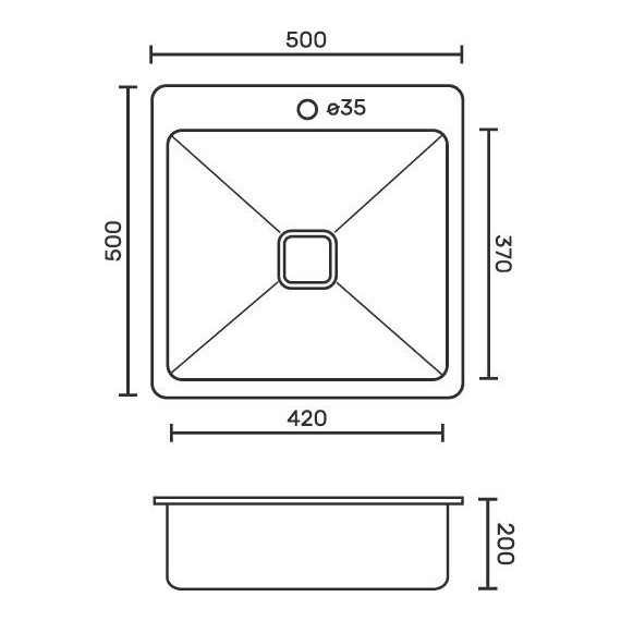 Кухонная мойка Frank Profi 9501 1 мм, чёрное стекло - фото, картинка 9 Кухонная мойка Frank Profi 9501 1 мм, чёрное стекло - фото 9