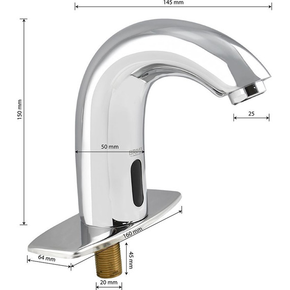 Смеситель для раковины Brimix 084 - фото 9