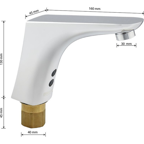 Смеситель для раковины Brimix 087 - фото 8