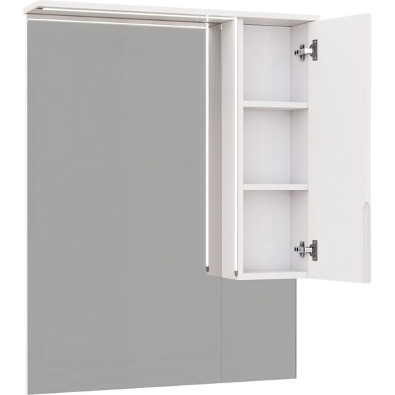 Зеркало-шкаф Mirsant Soho LED 80 см R - фото 3