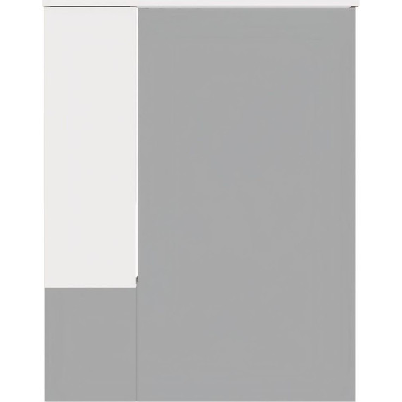 Зеркало-шкаф Mirsant Soho LED 80 см L - фото 3