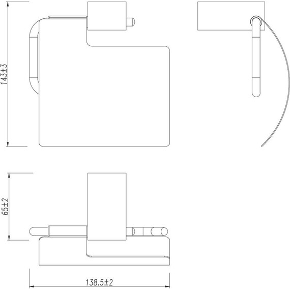 Держатель для туалетной бумаги Lemark Smooth line 9721010 - фото 3