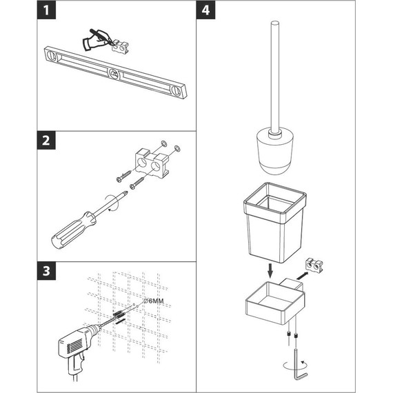 Ёршик для унитаза Lemark Smooth line 9761019 - фото 4