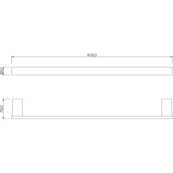 Полотенцедержатель Lemark Smooth line 9781022 - фото 3