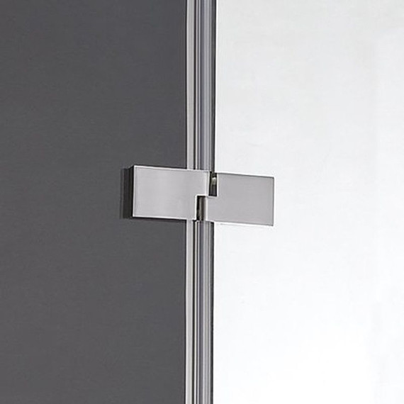 Душевая дверь Cezares 165 см BERGAMO-W-B-13-80+60/30-C-Cr-R, хром/прозрачное - фото 2