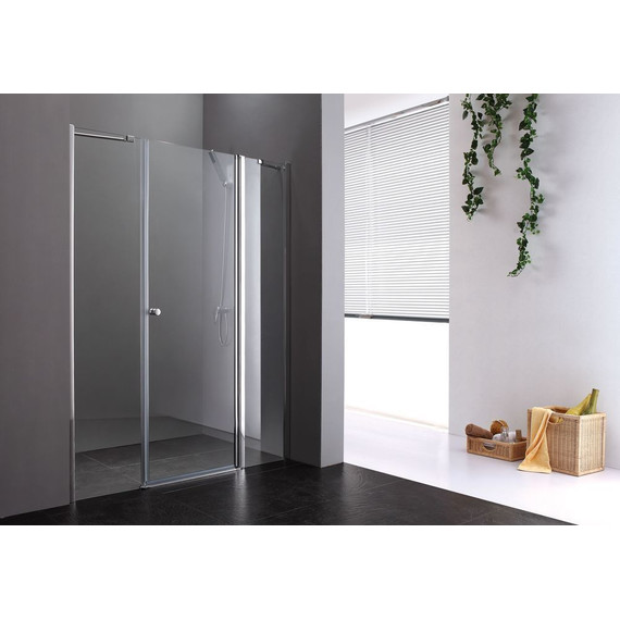 Душевая дверь Cezares 150 см ELENA-W-B-13-40+60/50-C-Cr, хром/прозрачное - фото 2