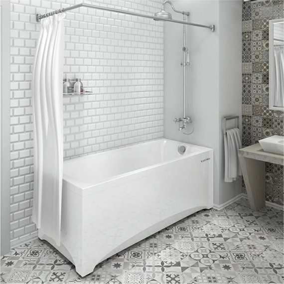 Ванна акриловая Радомир Веста 170x75 см (в комплекте каркас), Размер - мм: 1700х750 - фото 5