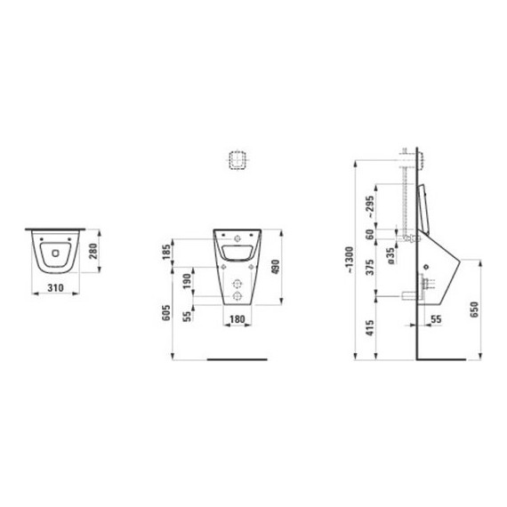 Писсуар Laufen VILA 8.4114.1.000.000.1 - фото 4