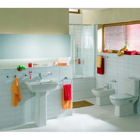 Раковина подвесная с пьедесталом Vitra FORM 300 55 см 9602B003-7650 - фото, картинка 2 Раковина подвесная с пьедесталом Vitra FORM 300 55 см 9602B003-7650 - фото 2