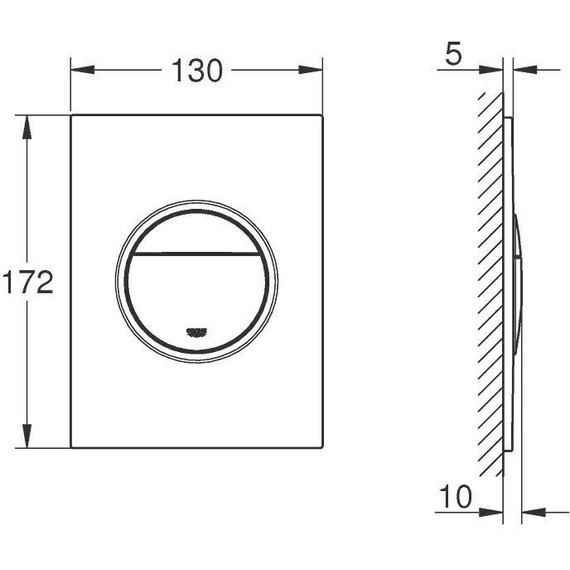 Кнопка смыва Grohe Nova Cosmopolitan 37601000 - фото 3