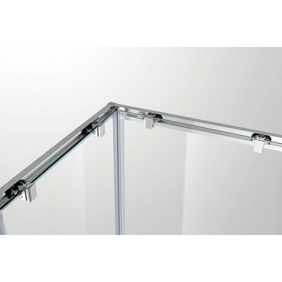 Душевое ограждение Cezares 90х90 см ANIMA-W-A-2-90-C-Cr-IV, хром/прозрачное - фото 2