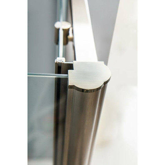 Душевое ограждение Cezares 140х90 см GIUBILEO-AH-1-140/90-SCORREVOLE-C-Br, бронза/прозрачное - фото 5