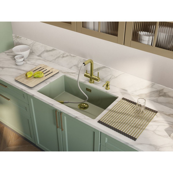 Дозатор для моющего средства OM-04 LG 4995050, светлое золото - фото 2