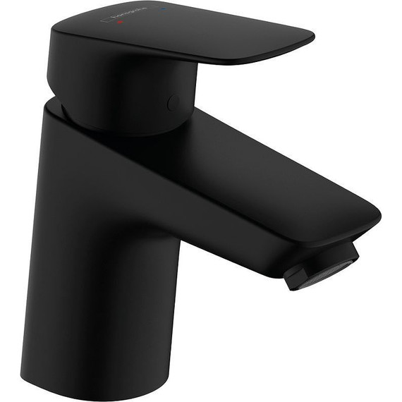 Смеситель для раковины Hansgrohe Logis 71077670, черный матовый - фото 