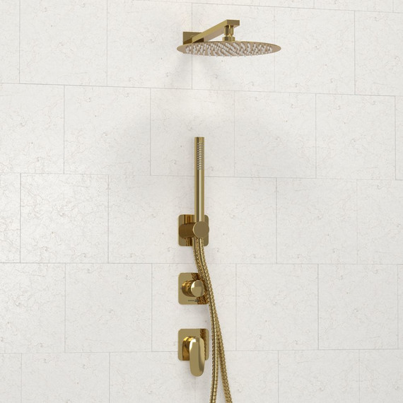 Душевая система для душа WasserKraft Neckar 2100 A2151.277.183.208.280.197.281, золото глянцевое - фото 5