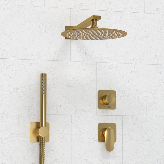 Душевая система для душа WasserKraft Havel 3600 A3651.282.180.259.285.194.286, золото матовое - фото 6