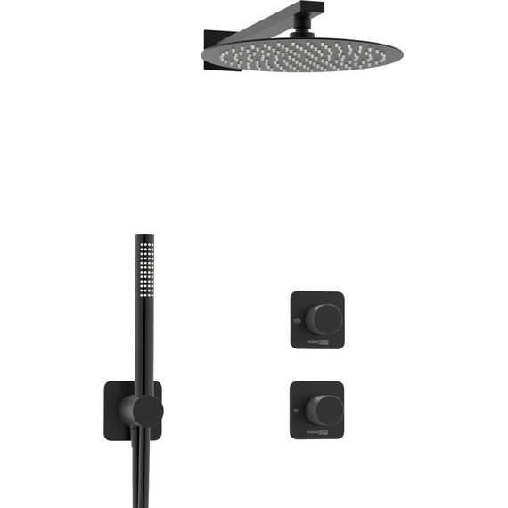 Душевая система для душа WasserKraft Fulda 5200 A5251.299.219.258.302.242.217, чёрный - фото 2