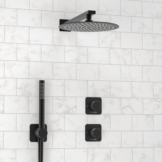 Душевая система для душа WasserKraft Fulda 5200 A5251.299.219.258.302.242.217, чёрный - фото 6