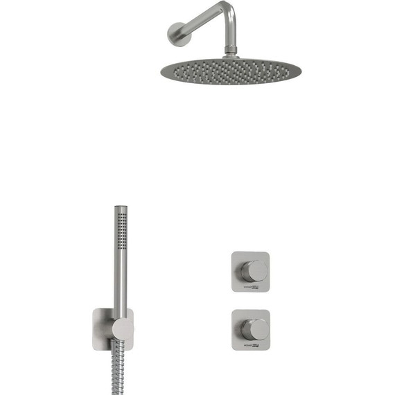 Душевая система для душа WasserKraft Tauber 6400 A6451.296.097.121.275.100.276, никель - фото 2
