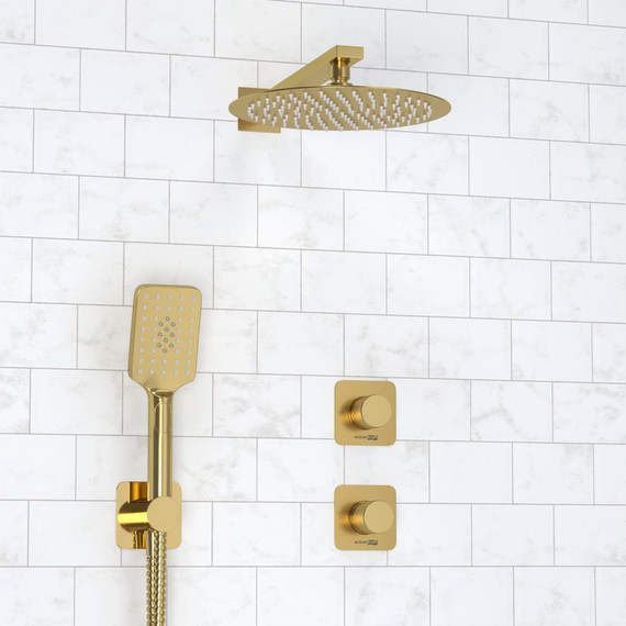 Душевая система для душа WasserKraft Schunter 8200 A8251.306.180.259.285.194.201, золото матовое - фото 6