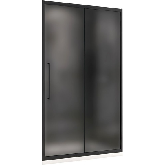 Душевая дверь Abber Schwarzer Diamant 120 см AG30120BMH, чёрный/матовое - фото 