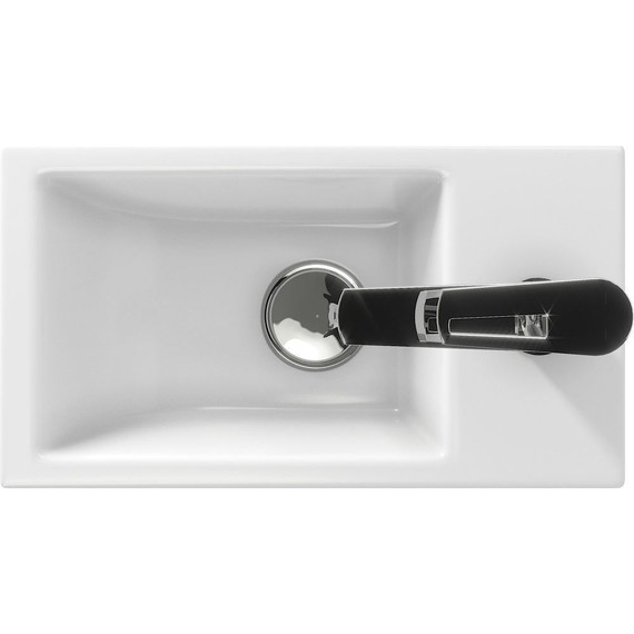 Тумба подвесная с раковиной Cersanit Lara 40 см SZ-LARA-CO40/Wh (раковина Como 40) белый - фото 13