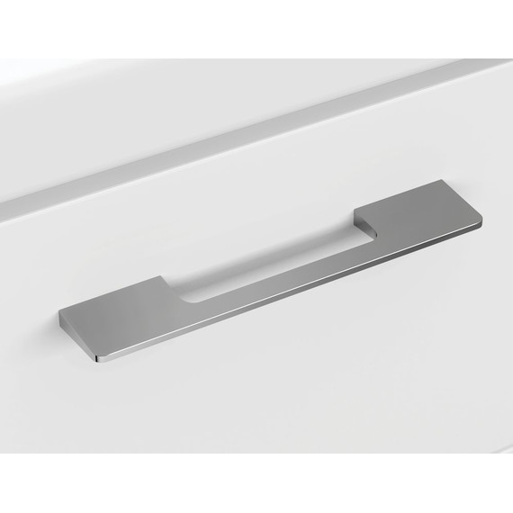 Тумба подвесная с раковиной Cersanit Lara 40 см SZ-LARA-CO40/Wh (раковина Moduo 40) белый - фото 5