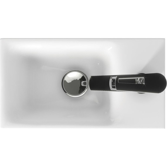 Тумба подвесная с раковиной Cersanit Lara 40 см SZ-LARA-CO40/Wh (раковина Moduo 40) белый - фото 13