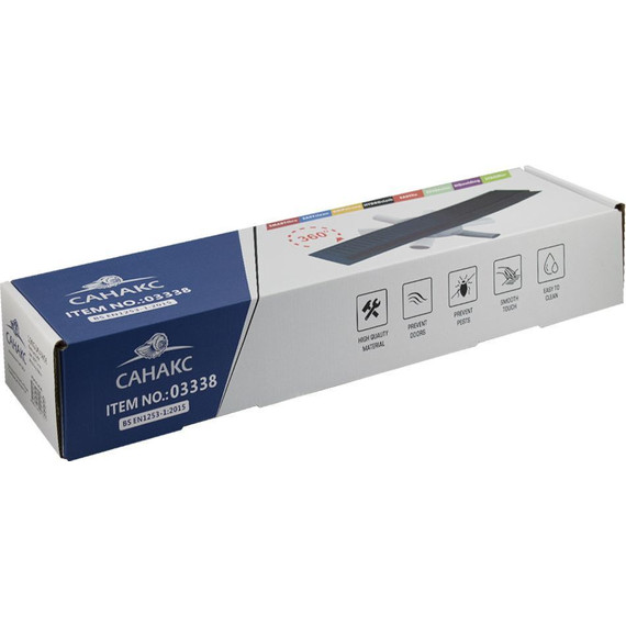 Трап Санакс 50 см 03338, чёрный (под плитку) - фото 4