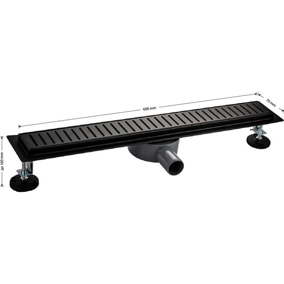 Трап Санакс 60 см 03339, чёрный (под плитку) - фото 6