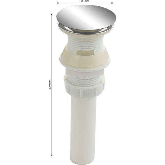 Донный клапан Санакс 0609, белый - фото 4