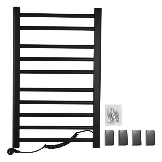Полотенцесушитель электрический Brimix П10 500x800 мм 08030B, чёрный - фото 2