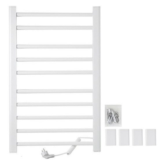 Полотенцесушитель электрический Brimix П10 500x800 мм 08030W, белый - фото 2