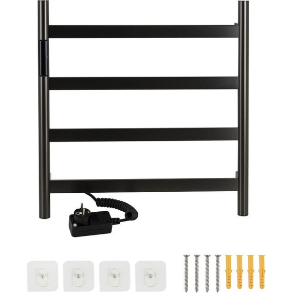 Полотенцесушитель электрический Kraftte П4 450x500 мм 44040, графит - фото 2