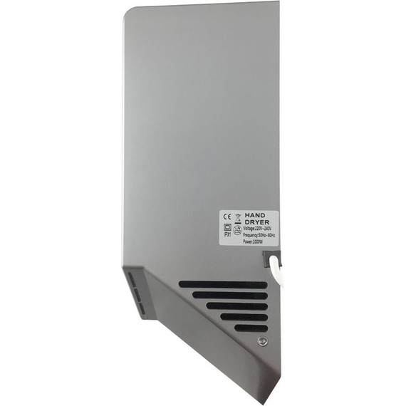 Сушилка для рук GFmark 6860s, цвет серебро - фото 2