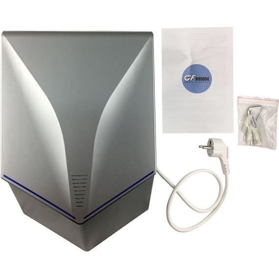 Сушилка для рук GFmark 6860s, цвет серебро - фото 6
