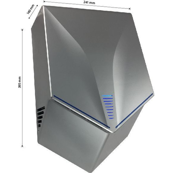 Сушилка для рук GFmark 6860s, цвет серебро - фото 7