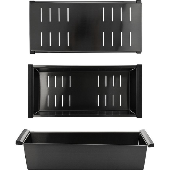 Коландер для кухонной мойки Frank Profi 75892, графит - фото 2