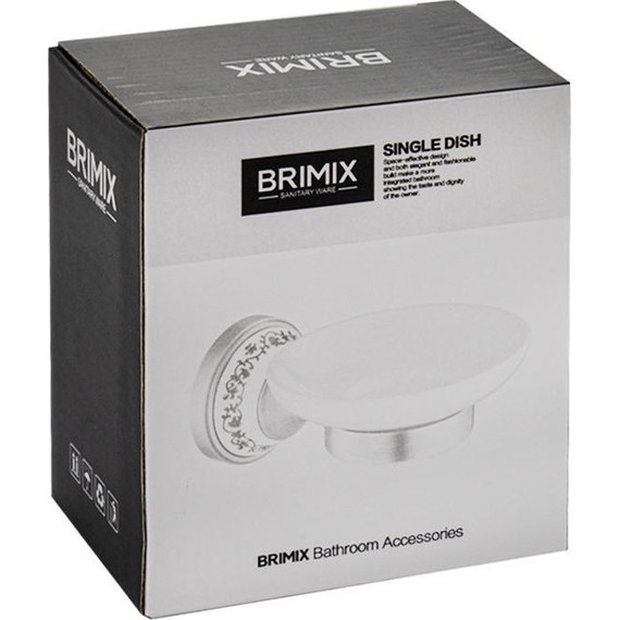 Мыльница Brimix 94004, цвет бронза - фото 2