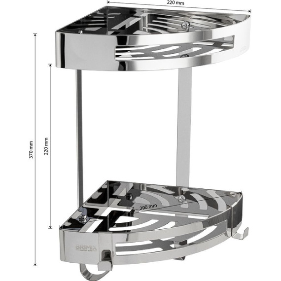 Полка угловая Brimix 5658 - фото 7