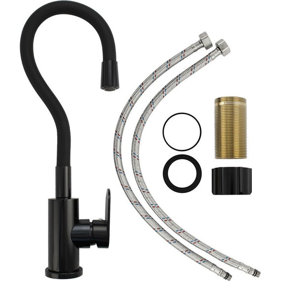 Смеситель для кухни Brimix 80209, чёрный - фото 2