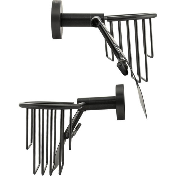 Держатель для туалетной бумаги с держателем для освежителя GFmark 78244, цвет графит - фото 2