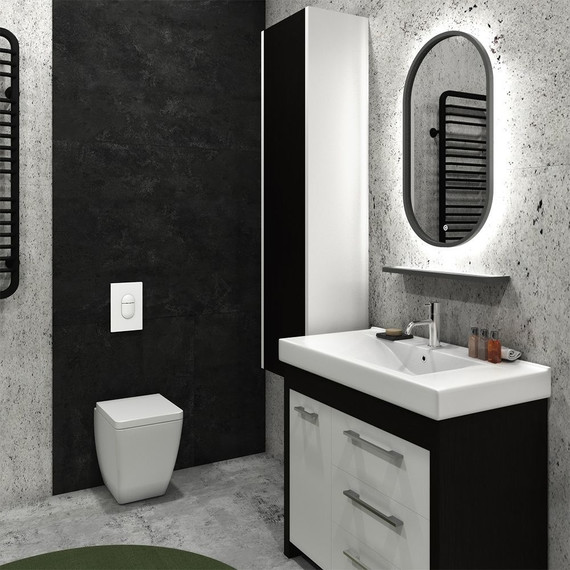 Зеркало Санакс 45 см 45230, чёрный - фото 4