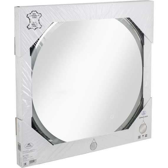 Зеркало Санакс 65 см 45233, чёрный - фото 4