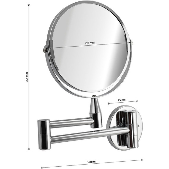 Зеркало косметическое настенное Санакс 75270 - фото 5