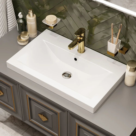 Смеситель для раковины Boheme Spectre 451-G, gold, Цвет производителя: gold - фото 3