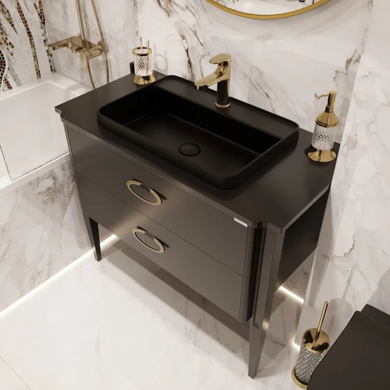 Смеситель для раковины Boheme Spectre 451-G, gold, Цвет производителя: gold - фото 7