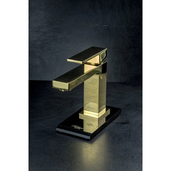 Смеситель для раковины Boheme Qubic 471-G, gold, Цвет производителя: gold - фото 2