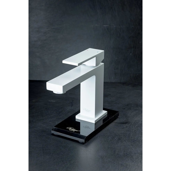 Смеситель для раковины Boheme Qubic 471-MW, matt white, Цвет производителя: matt white - фото 2