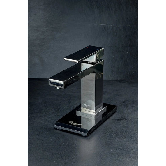 Смеситель для раковины Boheme Qubic 471-SGM, shine gun metal, Цвет производителя: shine gun metal - фото 2